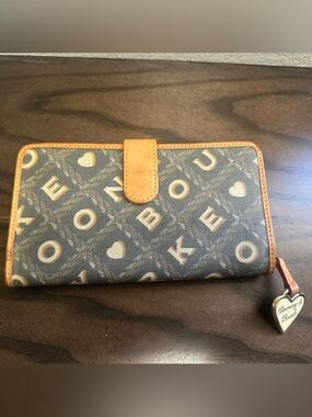 Dooney & Bourke Vintage Crossword Long Wallet